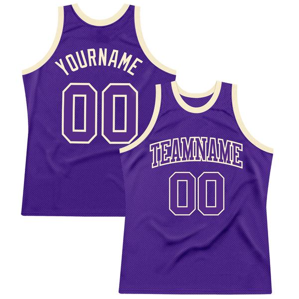 Custom Purple Orange-Gold Music Festival Round Neck Sublimation Basketball  Suit Jersey