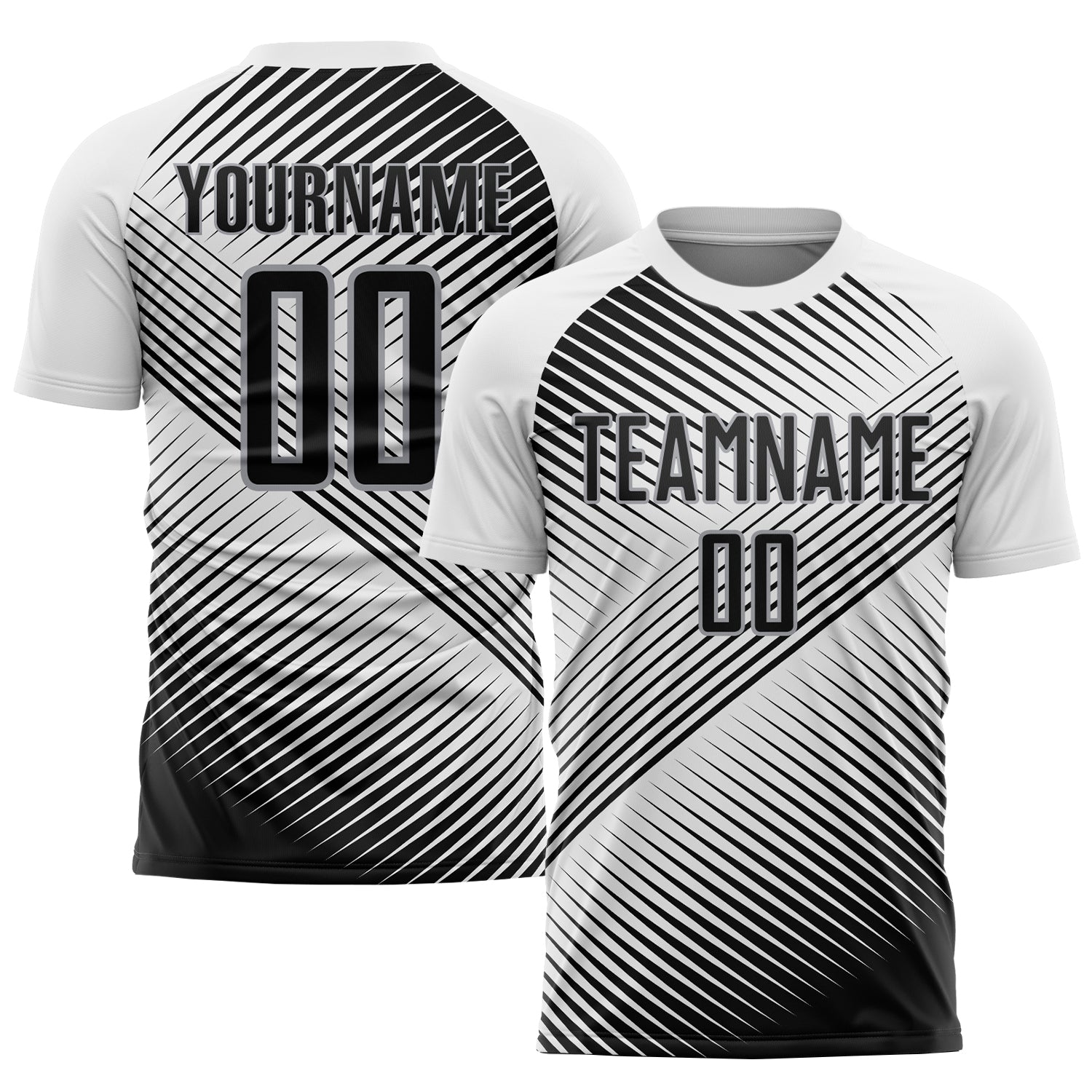 Custom Black Black Old Gold-Red Sublimation Soccer Uniform Jersey