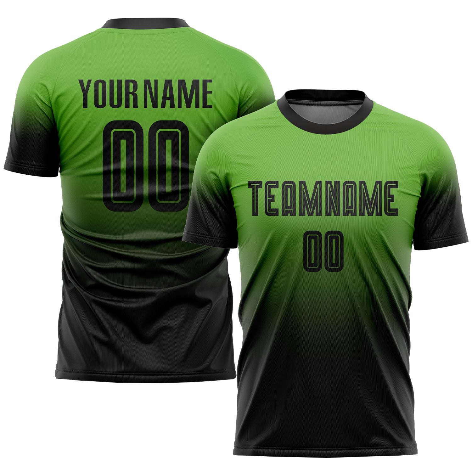 Ro FS Sublimation Jersey Green Black