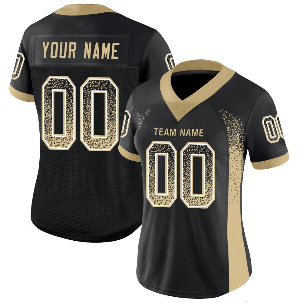 Custom Gold Black-White Sublimation Soccer Uniform Jersey Discount –  snapmade